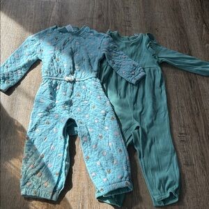 Old Navy Kids One Pieces in Teal and Green